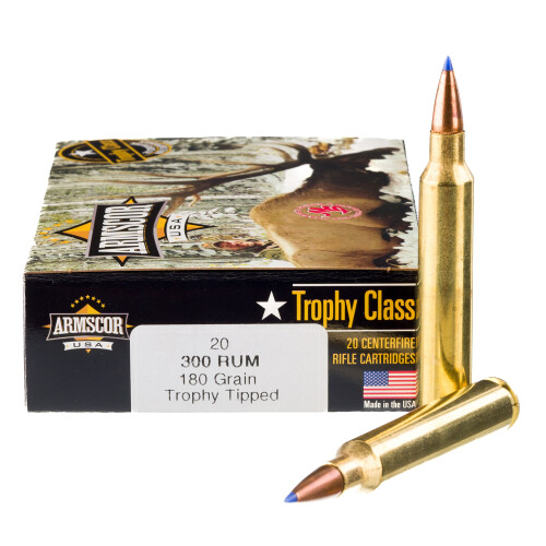 Armscor USA .300 RUM Ammunition 20 Rounds PT 180 Grain