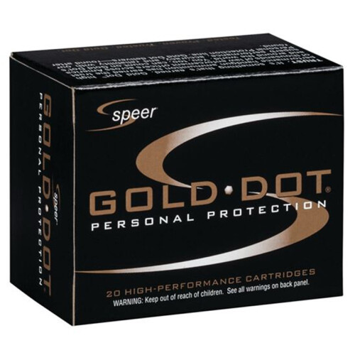 Speer Gold Dot Personal Protection .45 Long Colt Ammunition 20 Rounds 250 Grain Gold Dot Hollow Point 750fps