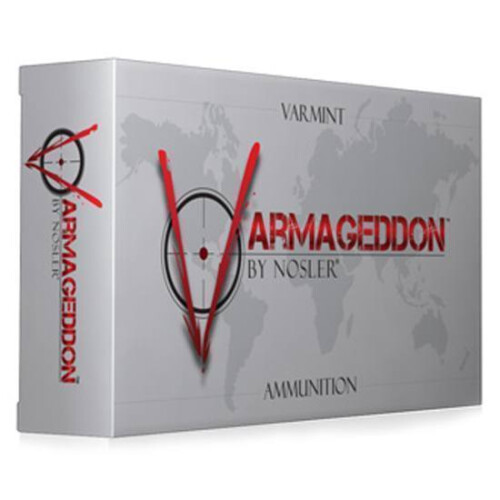 Nosler Varmageddon .204 Ruger Ammunition 20 Rounds 32 Grain Hollow Point Flat Base 4000fps