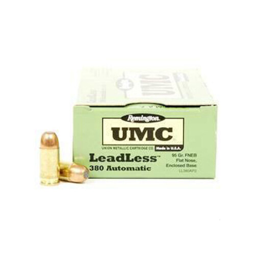 Remington UMC .380 ACP Ammunition 50 Rounds FNEB 95 Grains