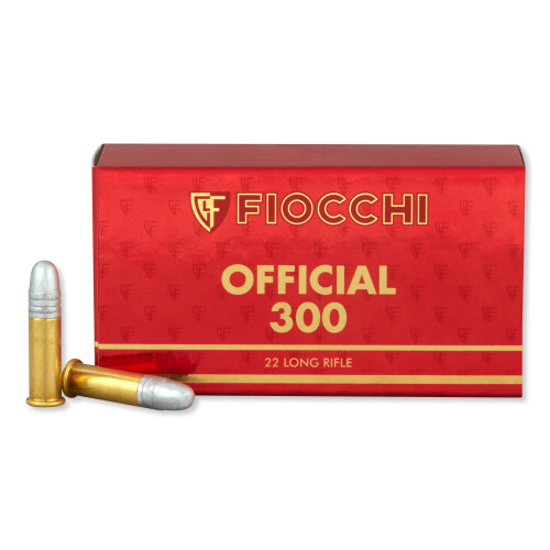Fiocchi Exacta Super Match Rifle .22 Long Rifle Ammunition 50 Rounds LRN 40 Grain