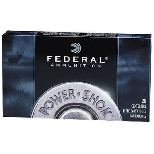Federal Power-Shok 7x57mm Mauser Ammunition 20 Rounds JSP 140 Grains 7B