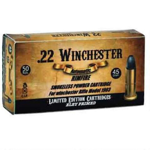 Aguila 1B220504 Target & Range 22Win 45gr Lead Round Nose 50 Per Box/100 Case Rimfire Ammunition