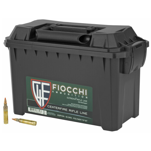 Fiocchi Extrema .223 Remington Ammunition 200 Rounds V-Max 50 Grain