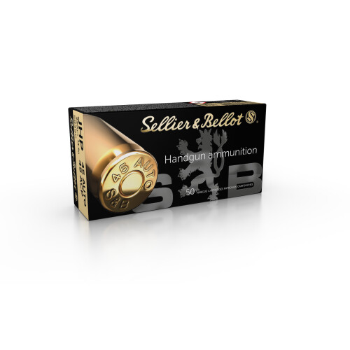 Sellier & Bellot .45 ACP Ammunition 1000 Rounds JHP 230 Grain