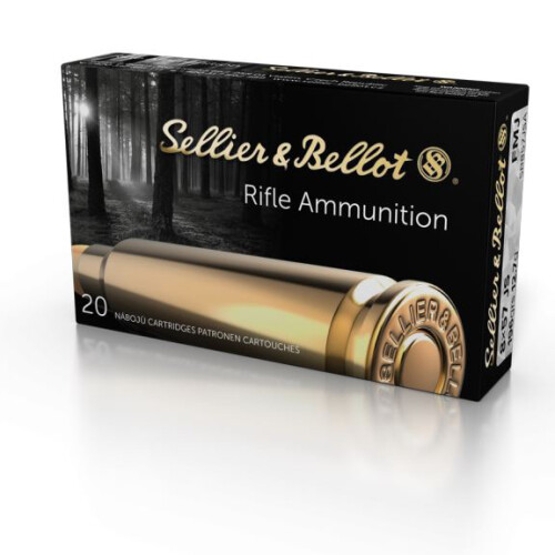 Sellier & Bellot SB857JSA 8mmMauser 196gr Full Metal Jacket 20 Per Box/20 Case Centerfire, Rifle Ammunition