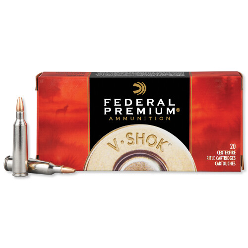 Federal V-Shok .22-250 Remington Ammunition 20 Rounds Speer Lead Free TNT HP 43 Grains P22250D