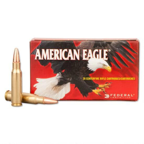 Federal American Eagle 6.8mm Remington SPC Ammo 115 Grain Full Metal Jacket Case of 200 (10 Boxes of 20)