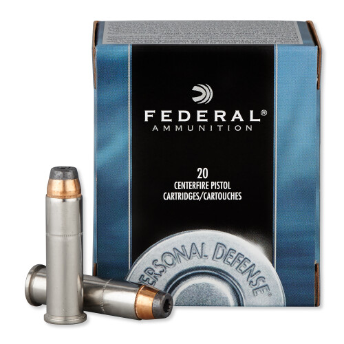 Federal P45HS1 Premium Personal Defense 45ACP 230gr Hydra-Shok Jacketed Hollow Point 20 Per Box/25 Case Centerfire, Handgun Ammunition