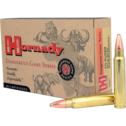 Hornady Superformance .375 Ruger Ammunition 20 Rounds SP 270 Grains 8231