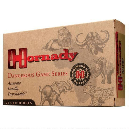 Hornady Dangerous Game .470 Nitro Express Ammunition 20 Rounds Bonded DGX 500 Grain