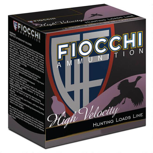 Fiocchi High Velocity 28 Gauge Ammo 2-3/4" #8 Lead Shot 3/4 oz Case of 250 (10 Boxes of 25)