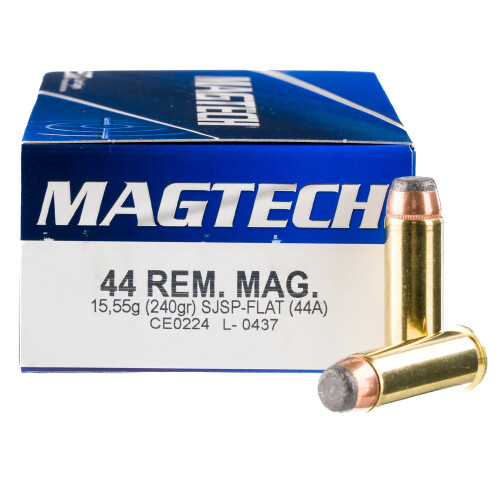 Magtech .44 Magnum Ammunition 1000 Rounds SJSP 240 Grain