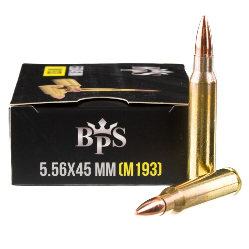 BPS 5.56 NATO Ammunition 30 Rounds FMJ 55 Grains